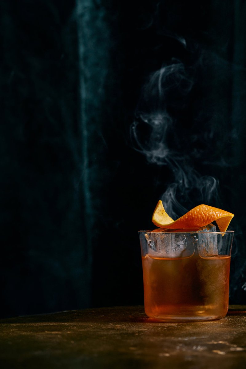 Smoked Starward Old Fashioned