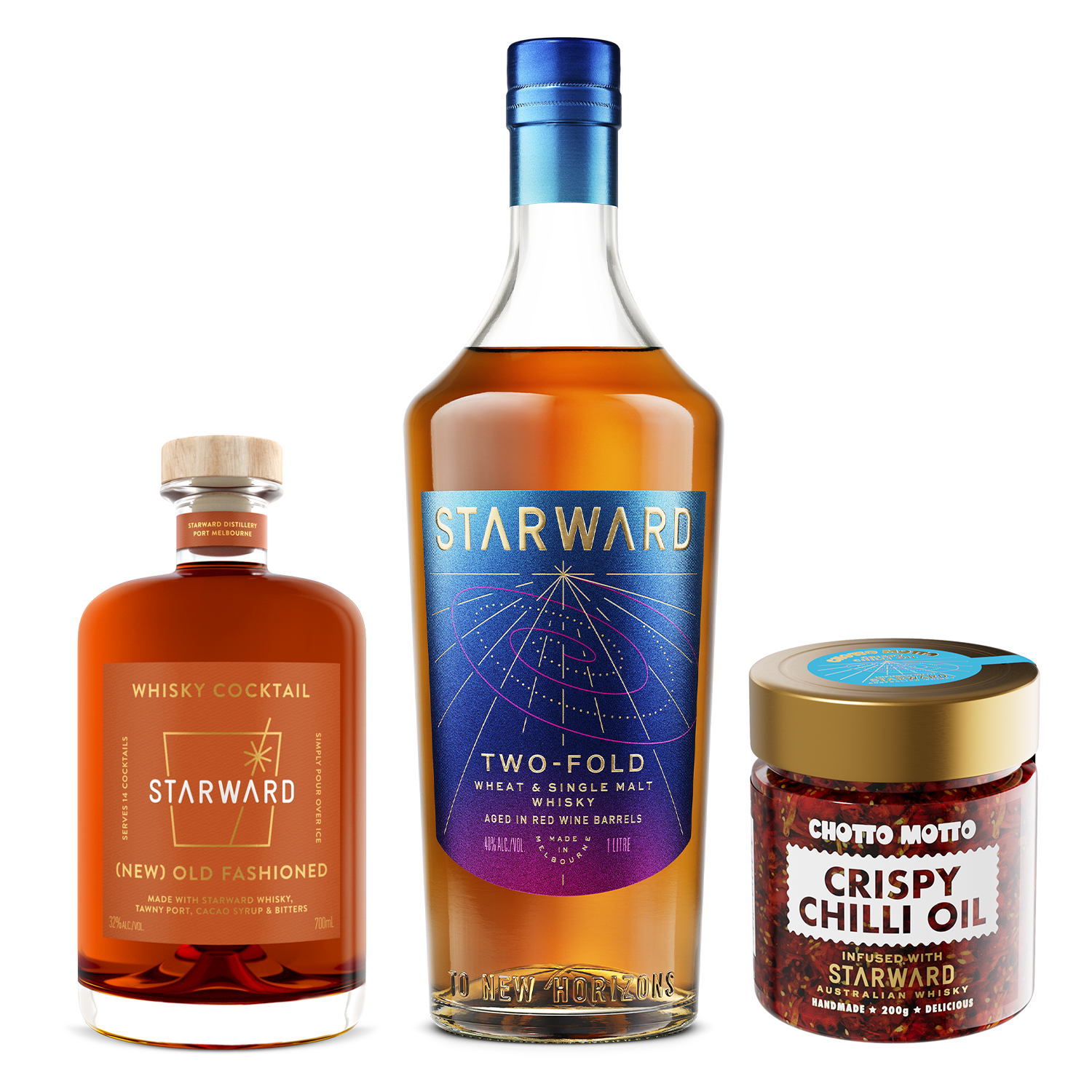 Two-Fold, (New) Old Fashioned & Chilli Oil
