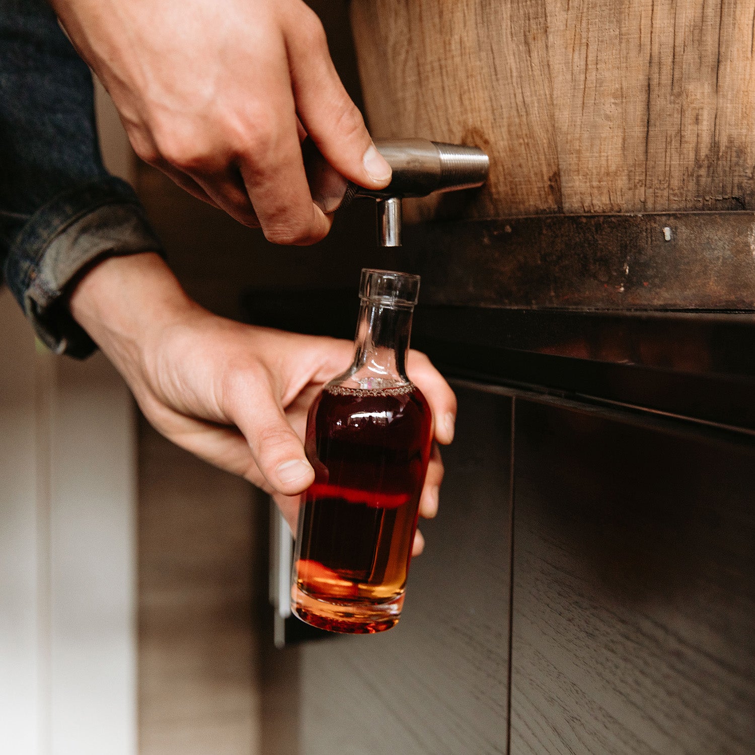 bottle filling at starward australian whisky